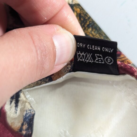 100% silk MONTAGUT Paris abstract floral neck tie - Picture 6 of 7